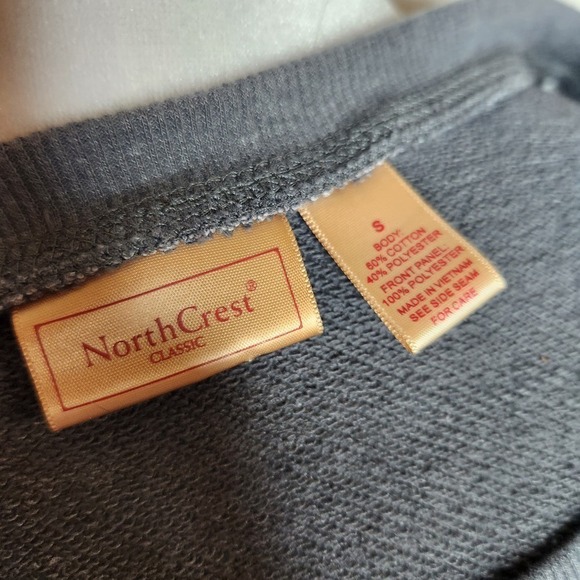 NorthCrest women's long sleeve spring sweatshirt size small - Picture 6 of 6